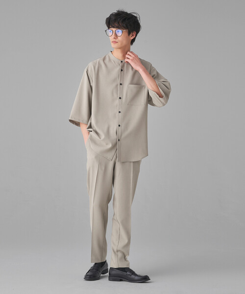「COMME CA ISM」 スラックス MEDIUM ベージュ メンズ_画像2