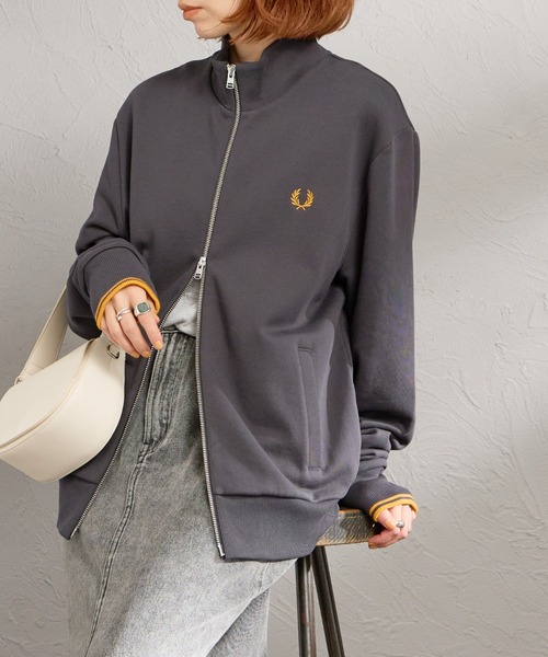 フレッドペリー ジップスルースウェットシャツ Mサイズ FRED PERRY（フレッドペリー） トレーナー スウェット ジップスルー