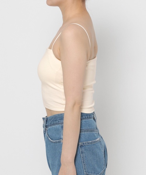 カップ付き キャミソール カップインナーショートキャミ　878214 | mysty woman | 10