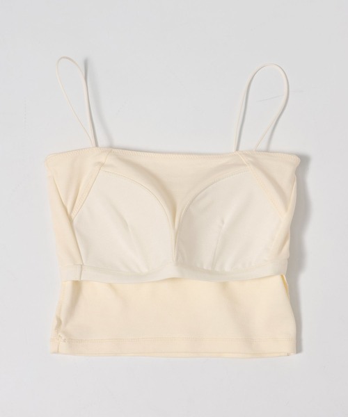 カップ付き キャミソール カップインナーショートキャミ　878214 | mysty woman | 16