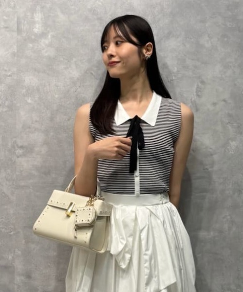 新品未使用 襟付きノースリニットプルオーバー CELFORD | 【洗える】襟