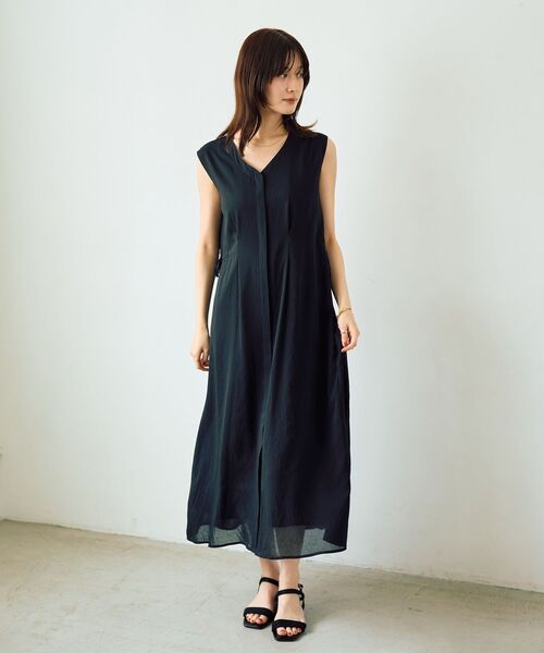 YECCA VECCA（イェッカヴェッカ） ワンピース ドライタッチシアード