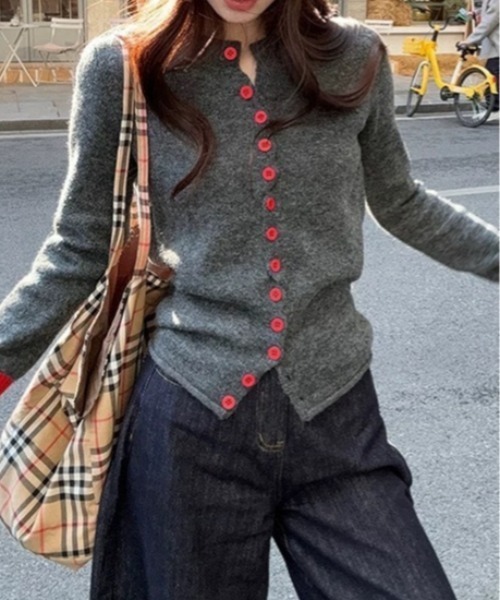 「deux amour」 長袖カットソー FREE ブルー レディース_画像5