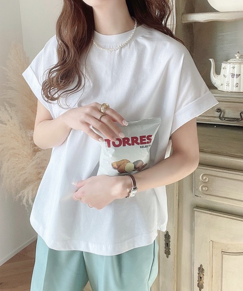 「classicalelf」 半袖Tシャツ MEDIUM オフホワイト レディース_画像2