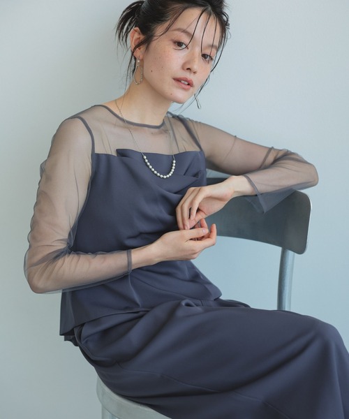 「Dorry Doll」 オールインワン MEDIUM チャコール レディース_画像2