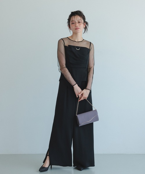 「Dorry Doll」 オールインワン MEDIUM チャコール レディース_画像3