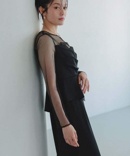 「Dorry Doll」 オールインワン MEDIUM チャコール レディース_画像7