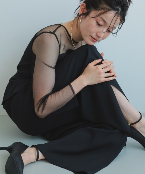 「Dorry Doll」 オールインワン MEDIUM チャコール レディース_画像9