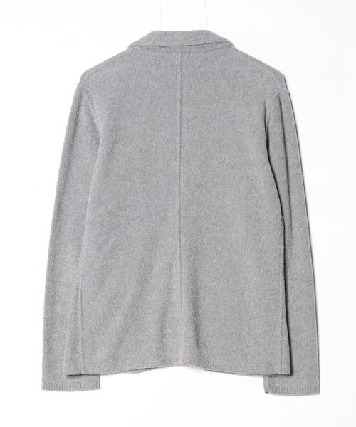 「LARDINI」 ニットカーディガン S グレー メンズ_画像2