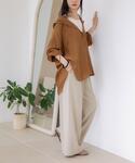 ワイドパンツ パンツ WEB限定/多機能素材 ...の詳細画像5