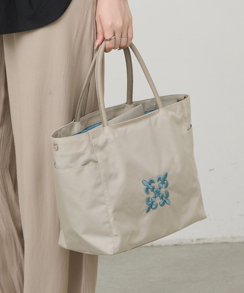 russet（ラシット） トートバッグ 「モノグラム刺繍」コーデュラ