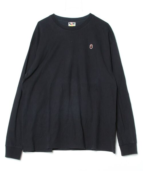 A BATHING APE（アベイシングエイプ） 長袖Tシャツ X-LARGE ブラック
