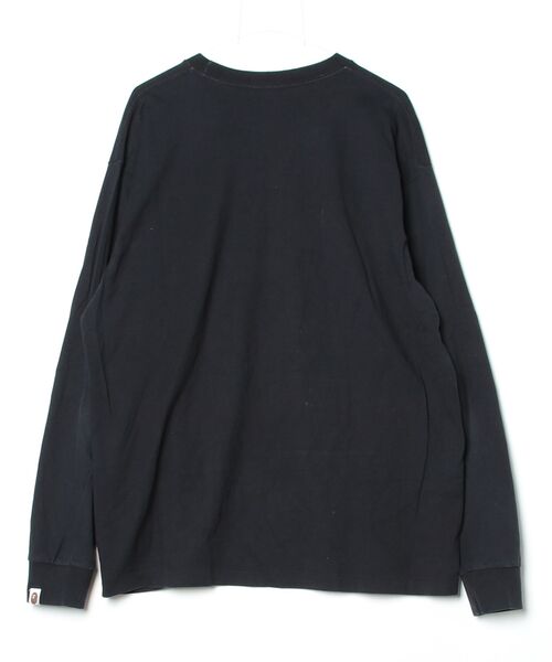 A BATHING APE（アベイシングエイプ） 長袖Tシャツ X-LARGE ブラック