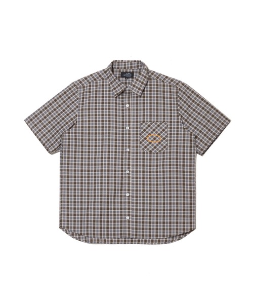 AFB（エーエフビー） シャツ 半袖 SS CHECK SHIRTS メンズ : ZOZOTOWN