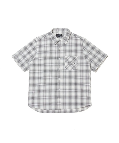 AFB（エーエフビー） シャツ 半袖 SS CHECK SHIRTS メンズ : ZOZOTOWN