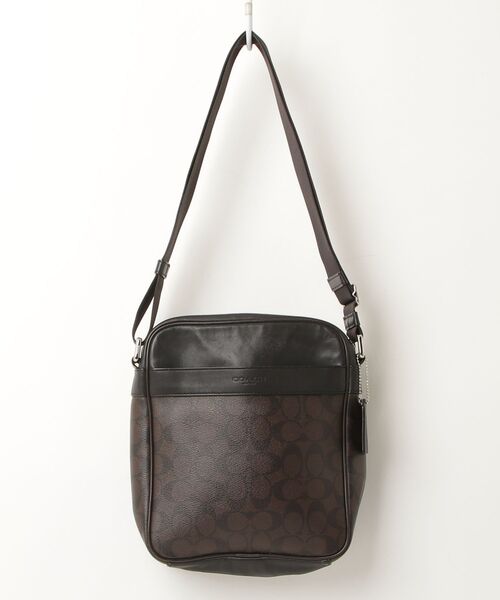 COACH（コーチ） ショルダーバッグ - ブラウン メンズ : ZOZOTOWN