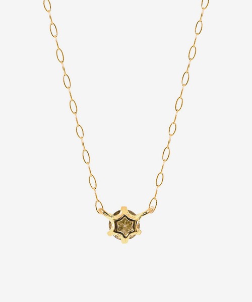 ネックレス K18 イエローゴールド ダイヤモンド ネックレス ESTELLE/エステール WEB限定 レディースの画像