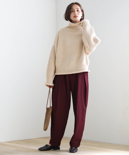 machatt エンパイアタートルニット モカ ブラウン ウール 長袖 machatt エンパイアタートルニット モカ ブラウン ウール 長袖 【公式
