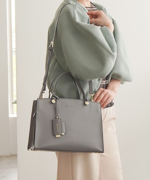 グレー ハンドバッグ Jewelna Rose（ジュエルナローズ） ハンドバッグ ターミー ミドル