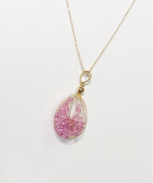 ネックレス Natural Stone Necklace K18 レディースの画像