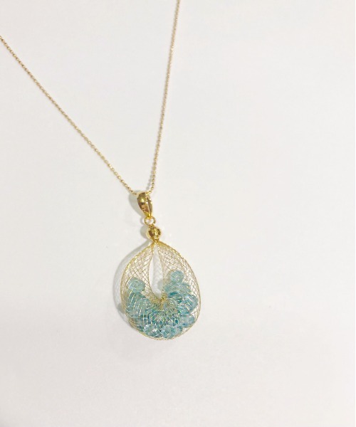 ネックレス Natural Stone Necklace K18 レディースの画像