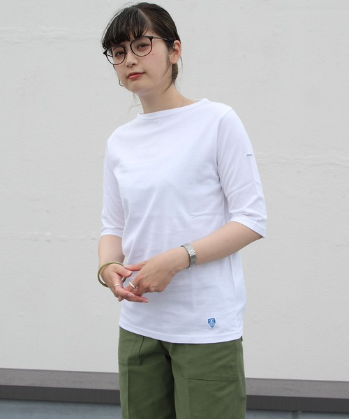 ORCIVAL tシャツ Tシャツ ORCIVAL/オーシバル 40/2 ボートネック