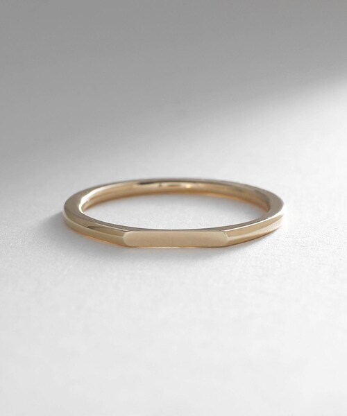COCOSHNIK 指輪 リング K10オーバルカットオフ レディース : ZOZOTOWN