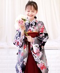 着物 ガールズ 簡易袴 5点セット ( 二尺袖...の詳細画像2