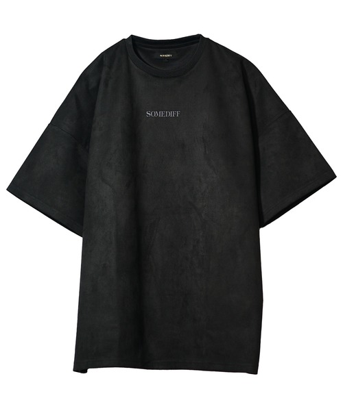 SOMEDIFF（サムディフ） tシャツ スウェード半袖Tシャツ メンズ 