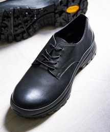 PADRONE ラバーソール　厚底　プレーントゥ　26センチ　ヒール4.5cm PADRONE ラバーソール 厚底 プレーントゥ 26センチ ヒール4.5cm