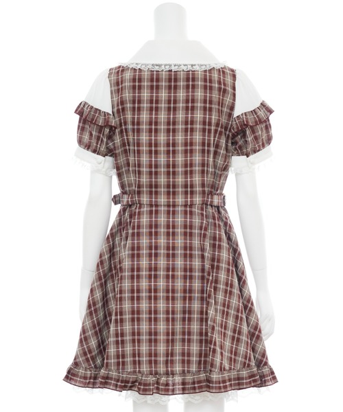 新品未使用】Secret Honey ハートバックル付ボレロ風長袖ワンピース