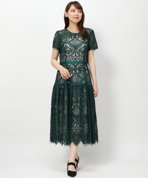 新品未使用 MISCH MASCH ドレスワンピース M レディース MISCH MASCH ドレス チュールシフォンワンピース「結婚式
