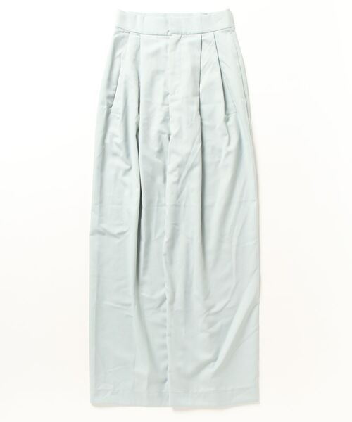 U：UME（ユーム） パンツ Tack Wide Blue Pants レディース : ZOZOTOWN