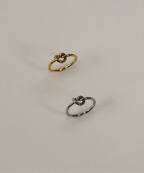 ORLEAN 指輪 リング 金属アレルギー対応 ニュアンスノットデザイン