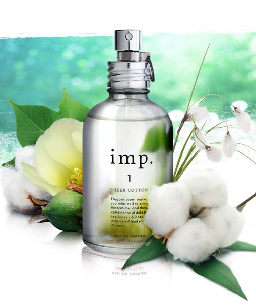 香水 imp.1 SHEER COTTON / インプ シアーコットン 石鹸の香り 香水 オードパルファム 70mL レディース メンズ