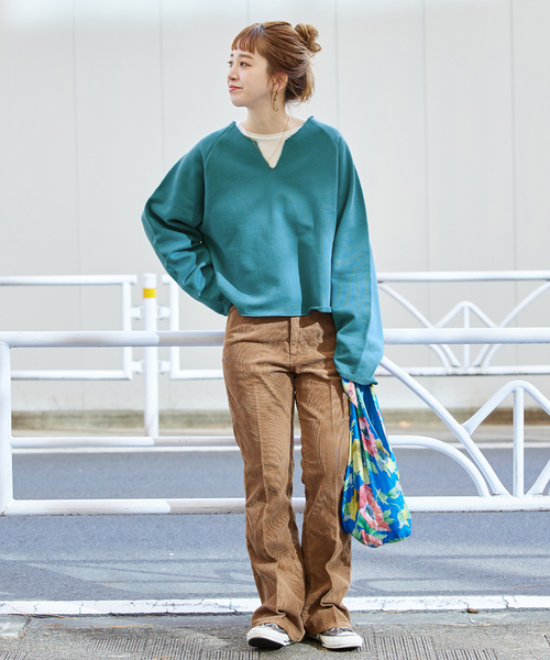 トレーナー スウェット 「Gleamy/グリーミー」ショートスウェット レディース B.C STOCK｜【Gleamy/グリーミー】ショートスウェット | Rakuten