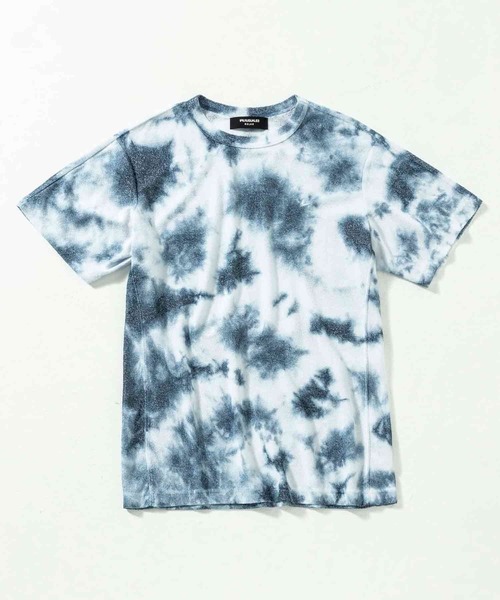 国内発送【1PIU1UGUALE RELAX】タイダイ柄 半袖Tシャツ リゾート 1PIU1UGUALE3 RELAX タイダイ柄半袖Tシャツ | ウノピゥウノウ