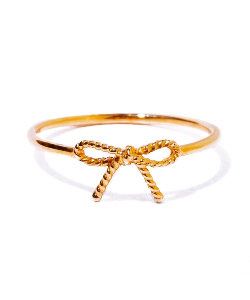 最終値下げ新品les bonbon　prima リング　リボンモチーフルボンボン les bonbon 指輪 リング 「les bon bon」prima ring BOB410
