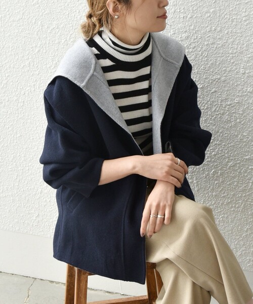 SHIPS any」 ジャケット ONE SIZE ネイビー レディース : 81291384 