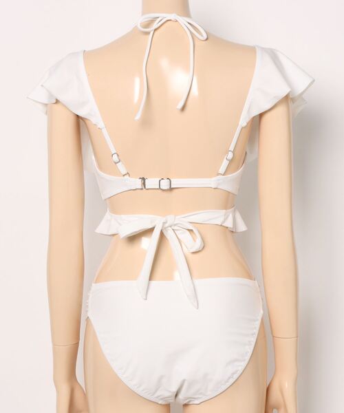 San-ai Resort 三愛水着楽園 水着 shoulder frill ビキニ「BLUE EDGE