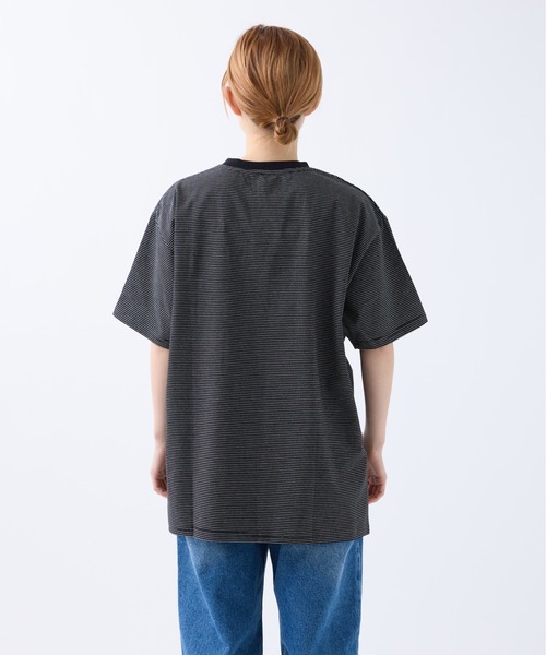 CHALLENGER/S/S BORDER TEE（BLUE/WHITE）［ボーダーT-25春夏