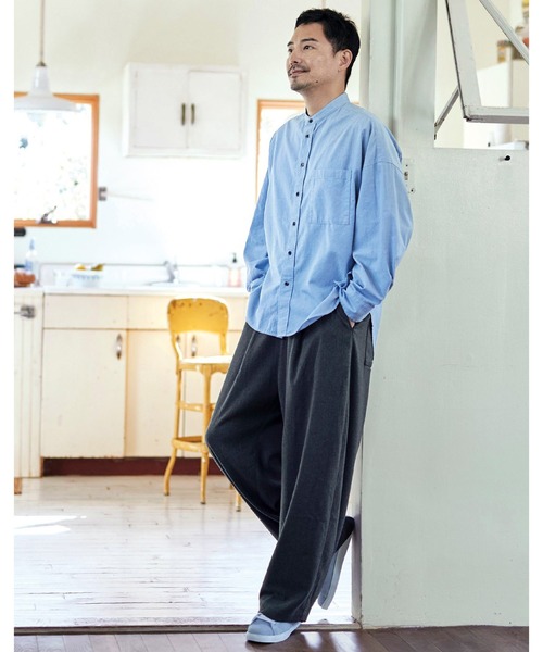 Sunny clouds（サニークラウズ） シャツ ブカ袖シャツ「メンズ