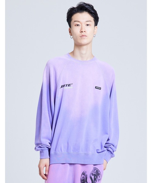 トレーナー スウェット 「8」「it」「Little Sunny Bite 」gradation logo sweat top レディース メンズ