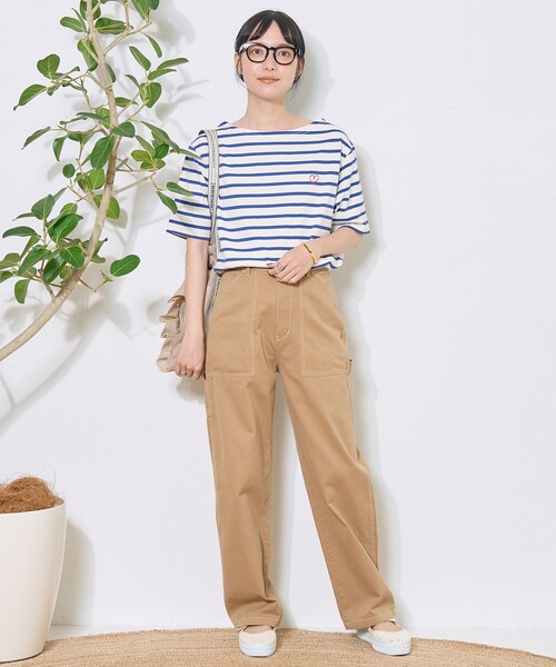 FREAK'S STORE（フリークスストア） tシャツ ワンポイントハート刺繍