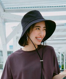 UNFILO 帽子 ハット FINE MOVE アシンメトリーバケットハット