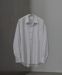 シャツ CUT-OFF HEM STRIPE ...の詳細画像1