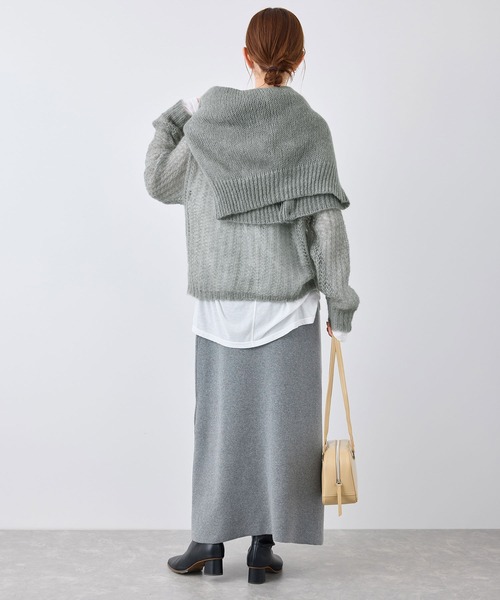 ROPE' PICNIC ニット セーター シアーモヘア混ニットプル