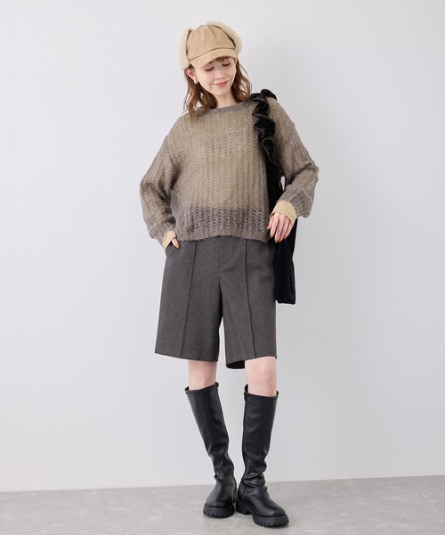ROPE' PICNIC ニット セーター シアーモヘア混ニットプル