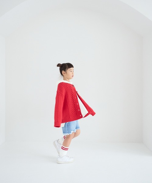 LOWRYS FARM ニット セーター フィッシャーマンニット 145395