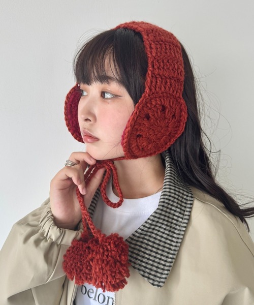 【ぎゅな】垂れ耳ボンネット イヤーマフ 楽天市場】イヤマフ イヤーマフ ファーボンネット イヤーマフラー